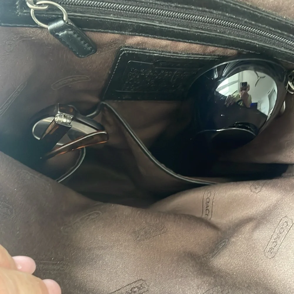 COACH VINTAGE NYLON/ LEATHER BACKPACK